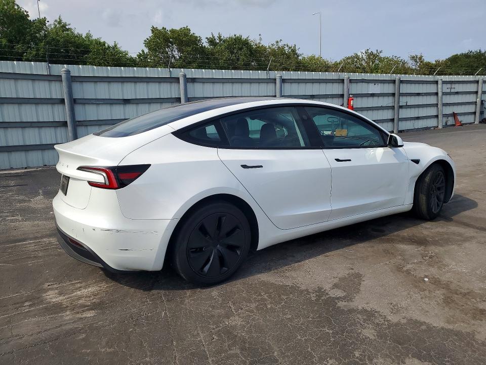 2024 Tesla Model 3 მანქანა იყიდება აუქციონზე, vin: 5YJ3E1EA5RF749672, აუქციონის ნომერი: 52863446