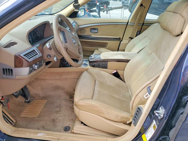 2006 Bmw 750 მანქანა იყიდება აუქციონზე, vin: WBAHL83576DT02058, აუქციონის ნომერი: 54547236