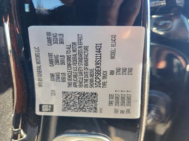 Продаж на аукціоні авто 2025 Chevrolet Colorado, vin: 1GCPSBEK9S1114431, номер лоту: 55399096