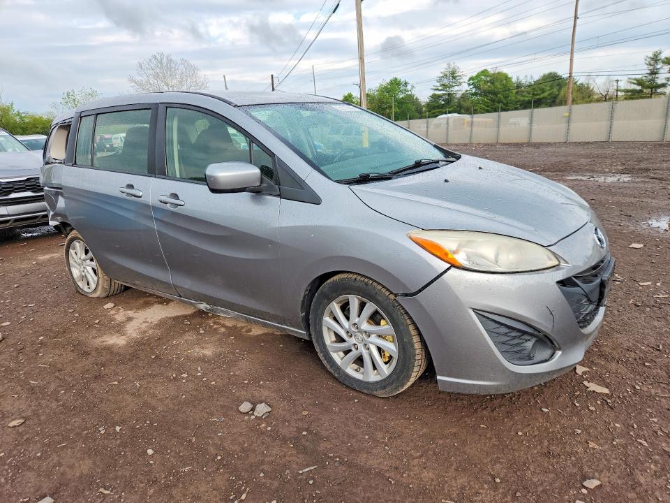 2012 Mazda 5 მანქანა იყიდება აუქციონზე, vin: JM1CW2BL9C0122889, აუქციონის ნომერი: 53372986