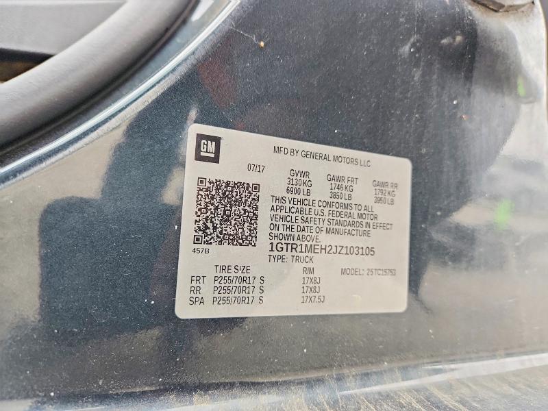 Aukcja sprzedaży 2018 Gmc Sierra, vin: 1GTR1MEH2JZ103105, numer aukcji: 51420306