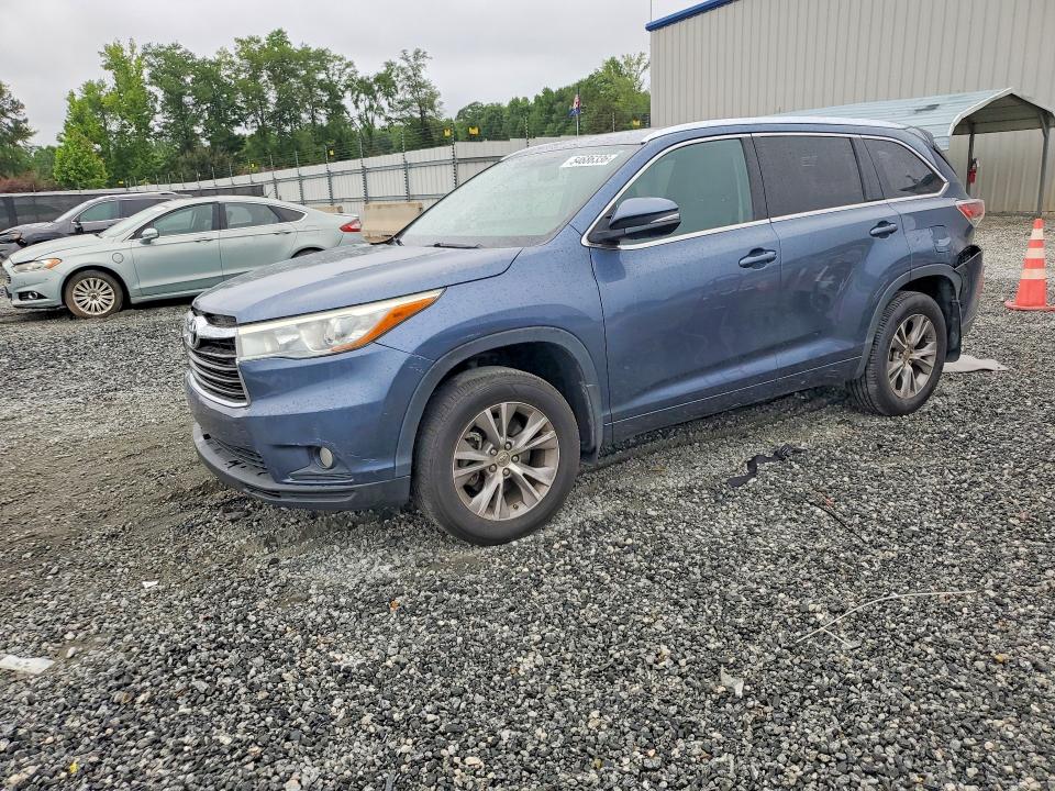 54686336 :رقم المزاد ، 5TDJKRFH8FS131487 vin ، 2015 Toyota Highlander مزاد بيع