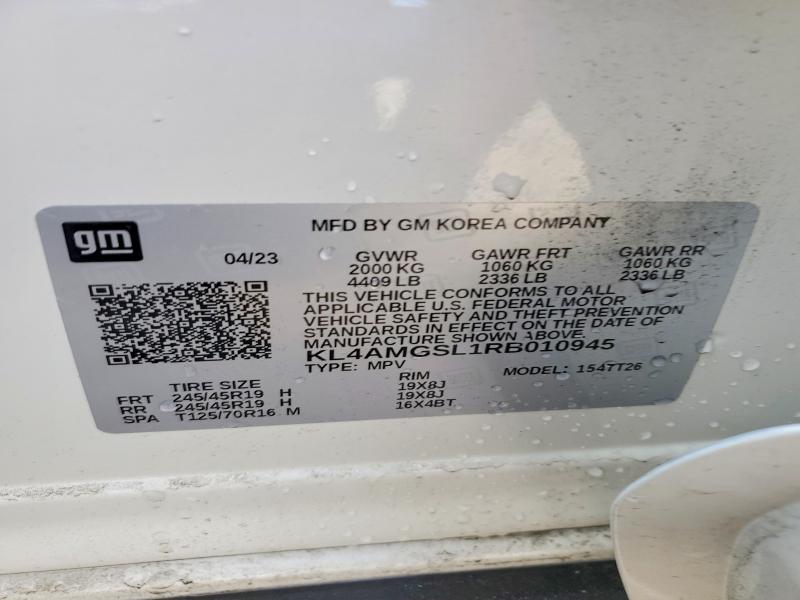 53778866 :رقم المزاد ، KL4AMGSL1RB010945 vin ، 2024 Buick Encore Gx مزاد بيع
