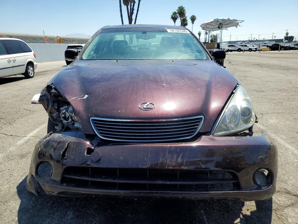 Продаж на аукціоні авто 2005 Lexus Es, vin: JTHBA30G255137177, номер лоту: 54180546