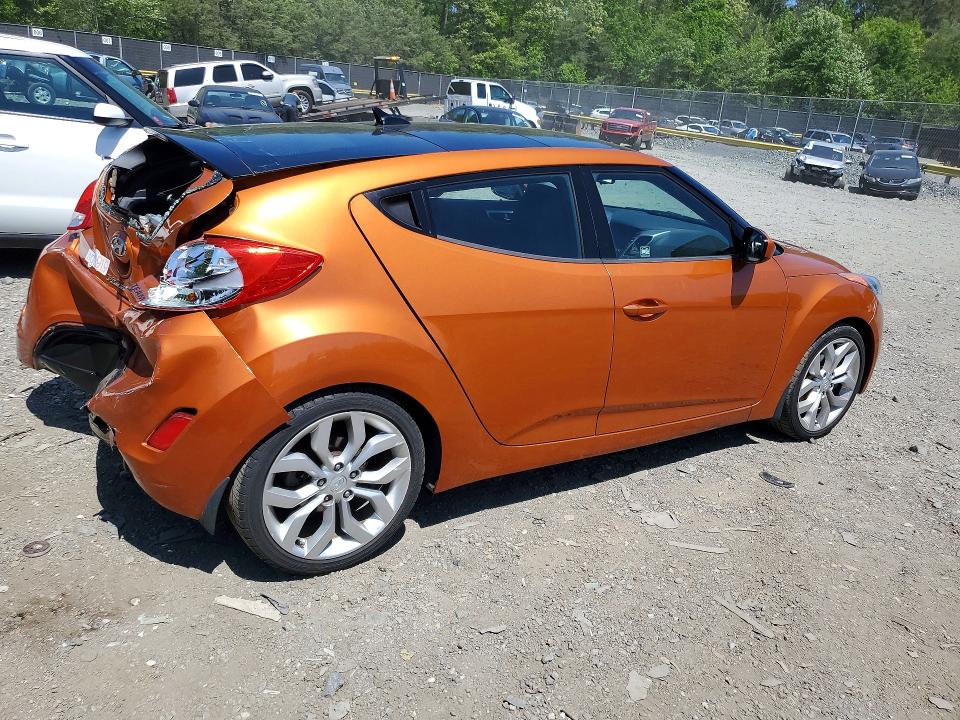Продаж на аукціоні авто 2013 Hyundai Veloster, vin: KMHTC6AD0DU134932, номер лоту: 52240106