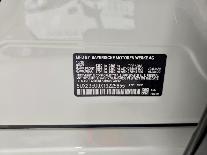 Aukcja sprzedaży 2026 Bmw X5, vin: 5UX23EU0XT9225855, numer aukcji: 54127526