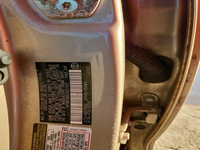 Auction sale of the 2007 Toyota Camry, vin: 4T1BE46K67U021427, lot number: 54006696
