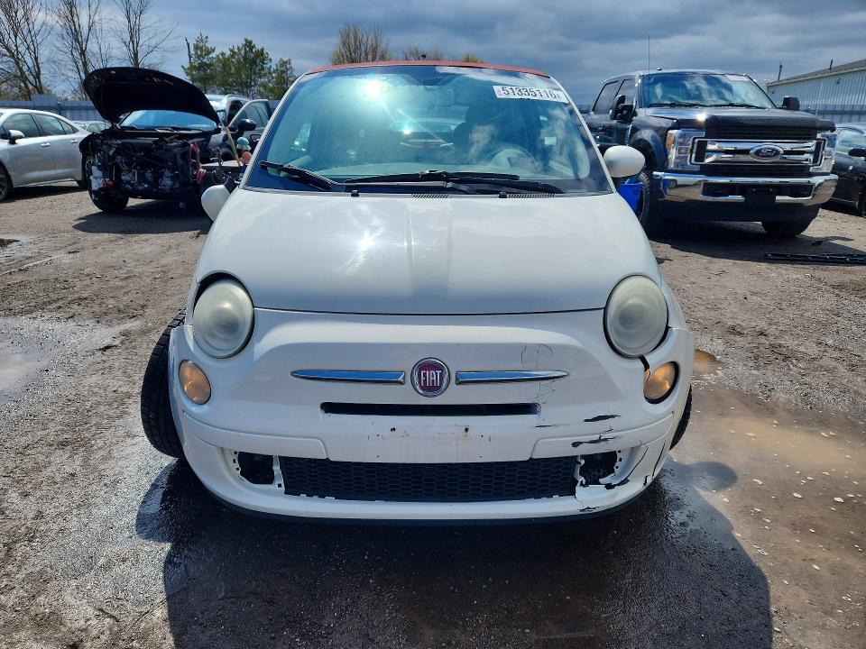 2012 Fiat 500 მანქანა იყიდება აუქციონზე, vin: 3C3CFFDR4CT130849, აუქციონის ნომერი: 51335116