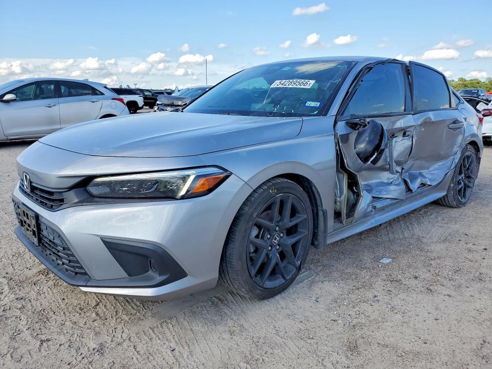 54289566 :رقم المزاد ، 2HGFE2F54NH541258 vin ، 2022 Honda Civic مزاد بيع