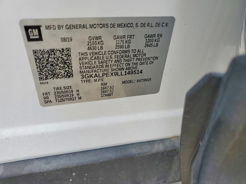 Продажа на аукционе авто 2020 Gmc Terrain, vin: 3GKALPEX9LL149514, номер лота: 53525396
