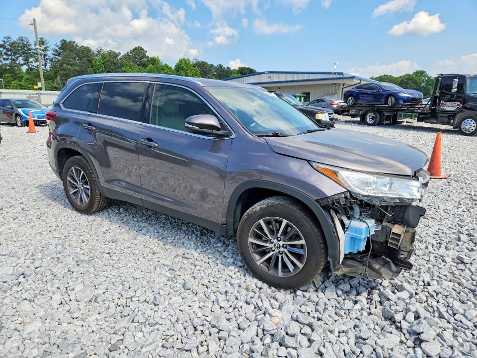 Aukcja sprzedaży 2019 Toyota Highlander, vin: 5TDKZRFH8KS329075, numer aukcji: 54284006