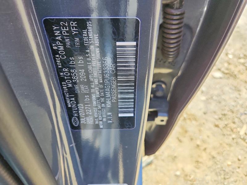 Продаж на аукціоні авто 2023 Hyundai Elantra, vin: KMHLM4AG1PU633366, номер лоту: 52248586