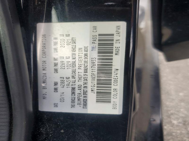 55015296 :رقم المزاد ، JM1GJ1V65F1176933 vin ، 2015 Mazda 6 مزاد بيع