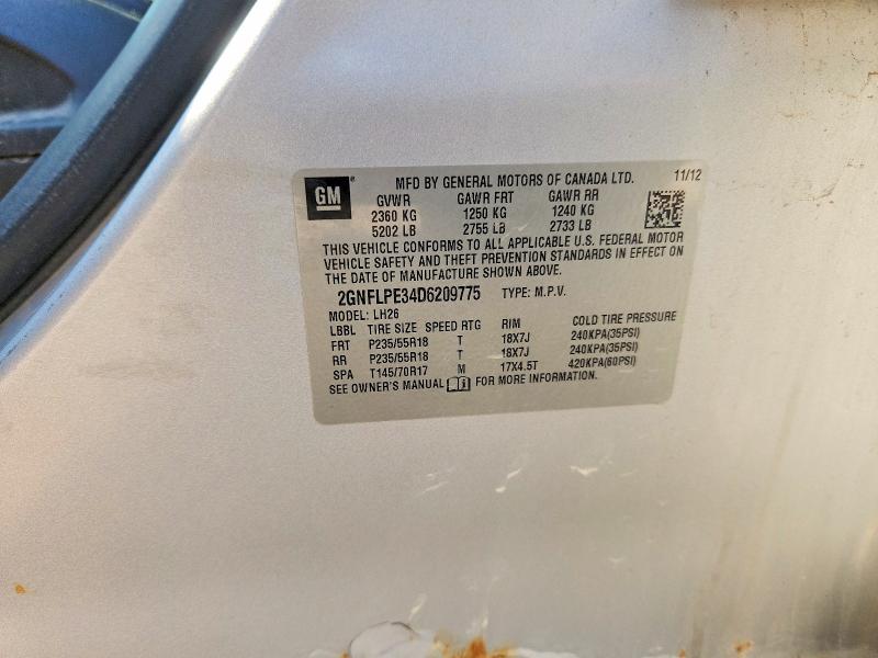 Продаж на аукціоні авто 2013 Chevrolet Equinox, vin: 2GNFLPE34D6209775, номер лоту: 53273226