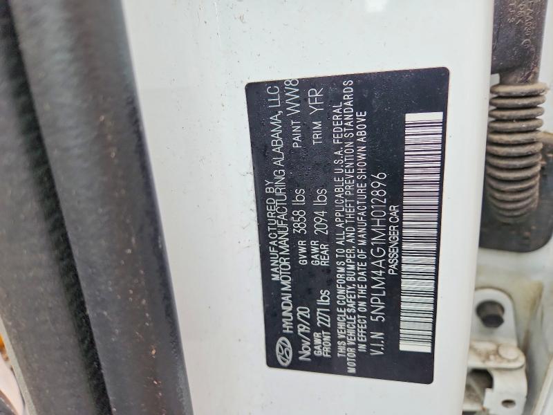 2021 Hyundai Elantra მანქანა იყიდება აუქციონზე, vin: 5NPLM4AG1MH012896, აუქციონის ნომერი: 53014556