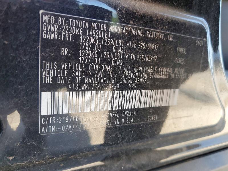 Aukcja sprzedaży 2024 Toyota Rav4, vin: 4T3LWRFV6RU129839, numer aukcji: 53243286