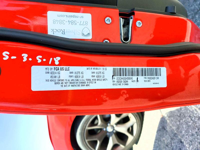 Aukcja sprzedaży 2016 Dodge Charger, vin: 2C3CDXHG3GH356545, numer aukcji: 52972106
