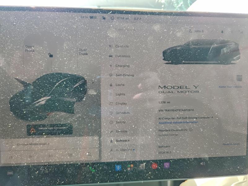 2026 Tesla Model Y მანქანა იყიდება აუქციონზე, vin: 7SAYGDEE5TA662835, აუქციონის ნომერი: 54219976