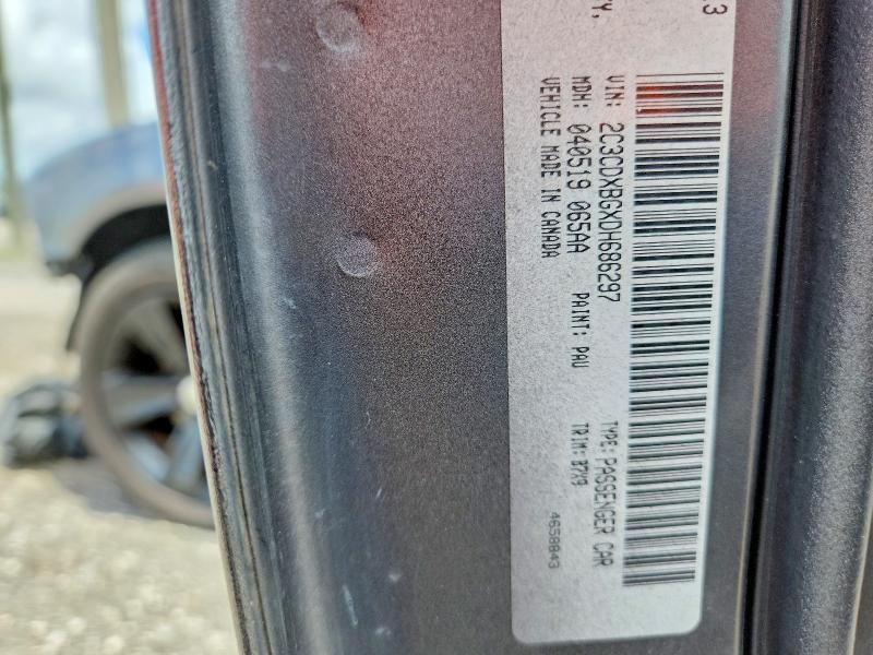 2013 Dodge Charger მანქანა იყიდება აუქციონზე, vin: 2C3CDXBGXDH686297, აუქციონის ნომერი: 54301376