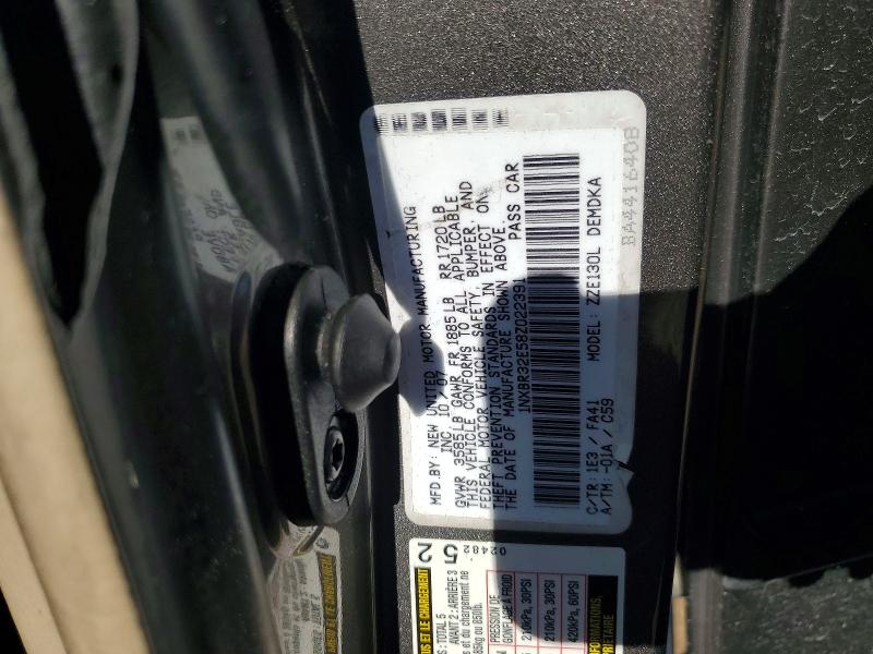 55187986 :رقم المزاد ، 1NXBR32E58Z022391 vin ، 2008 Toyota Corolla مزاد بيع