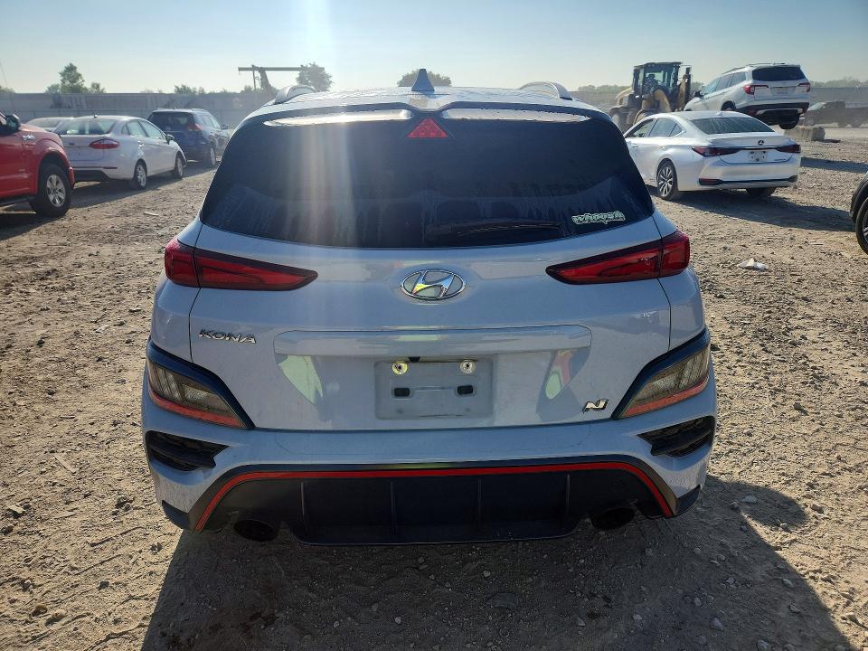 2022 Hyundai Kona N მანქანა იყიდება აუქციონზე, vin: KM8KH3AC0NU001849, აუქციონის ნომერი: 55023096