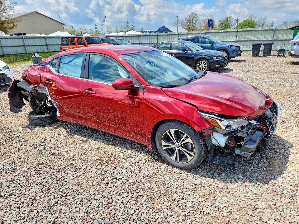 53068526 :رقم المزاد ، 3N1AB8CVXNY263780 vin ، 2022 Nissan Sentra مزاد بيع