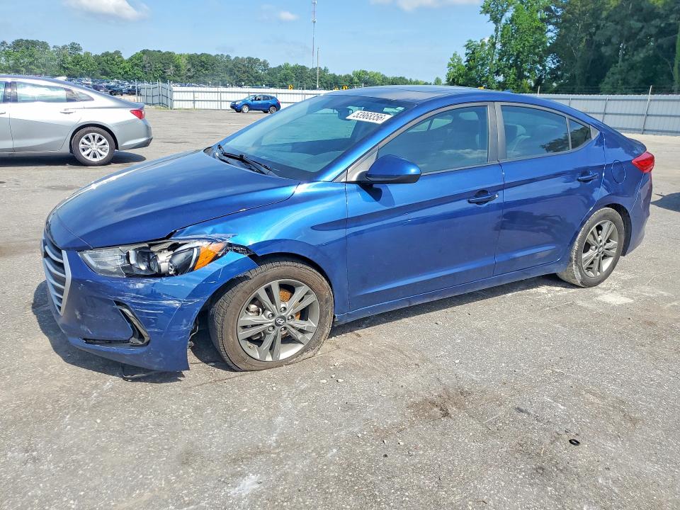 53968356 :رقم المزاد ، 5NPD84LF9JH304319 vin ، 2018 Hyundai Elantra مزاد بيع