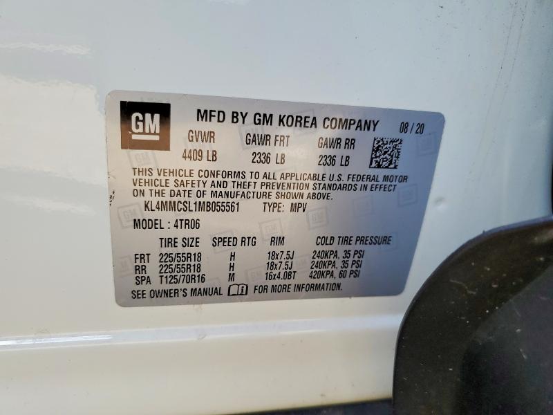 Aukcja sprzedaży 2021 Buick Encore Gx, vin: KL4MMCSL1MB055561, numer aukcji: 54901336