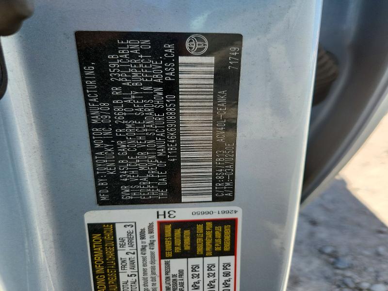53411466 :رقم المزاد ، 4T1BE46K69U888510 vin ، 2009 Toyota Camry مزاد بيع