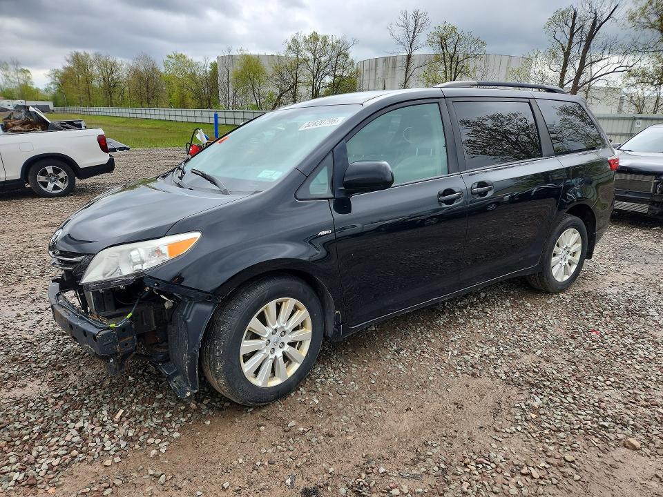 2017 Toyota Sienna მანქანა იყიდება აუქციონზე, vin: 5TDJZ3DC7HS161888, აუქციონის ნომერი: 52820796