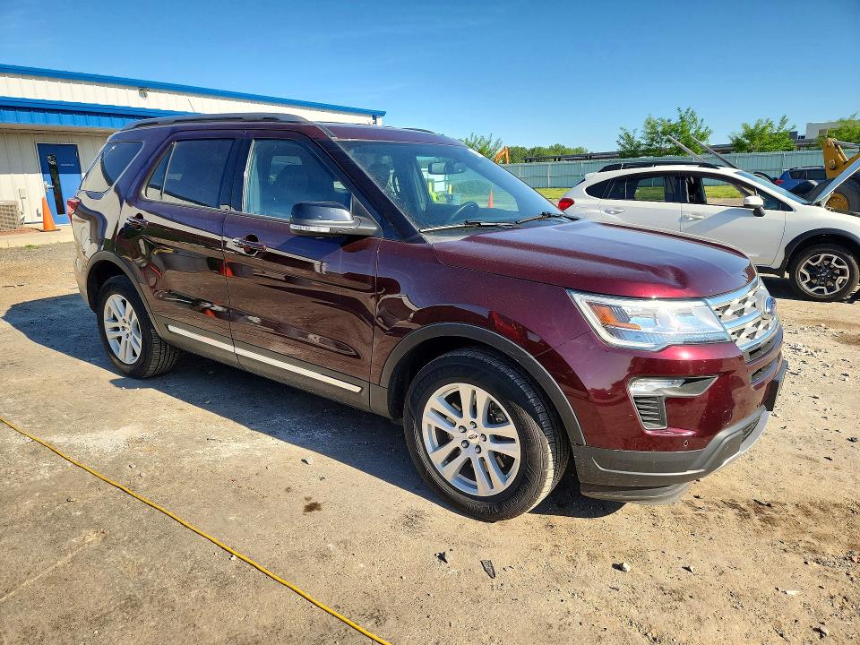 54691036 :رقم المزاد ، 1FM5K8D80JGA18579 vin ، 2018 Ford Explorer مزاد بيع