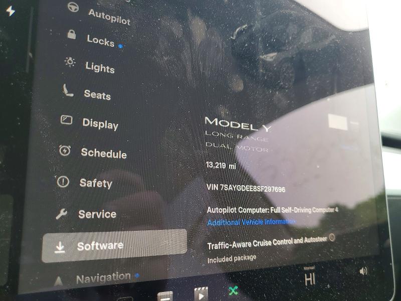 53851676 :رقم المزاد ، 7SAYGDEE8SF297696 vin ، 2025 Tesla Model Y مزاد بيع