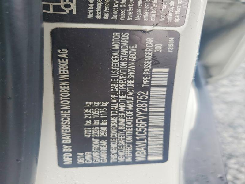 Продаж на аукціоні авто 2015 Bmw X1, vin: WBAVL1C56FVY28752, номер лоту: 55299936