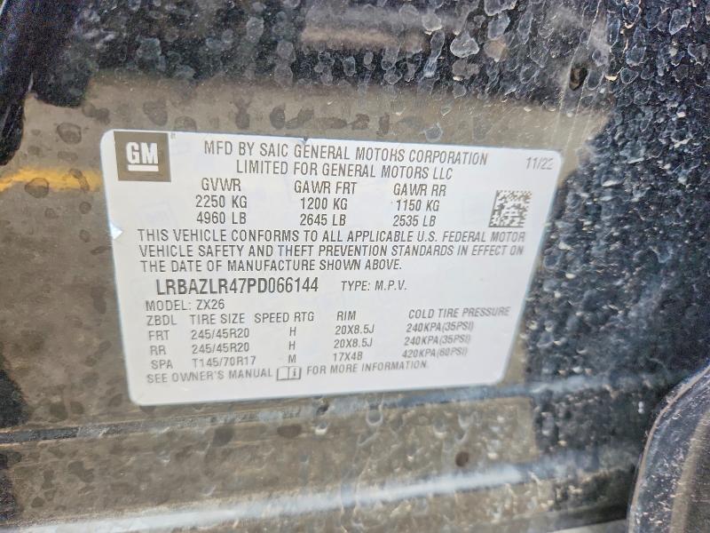 53771656 :رقم المزاد ، LRBAZLR47PD066144 vin ، 2023 Buick Envision مزاد بيع