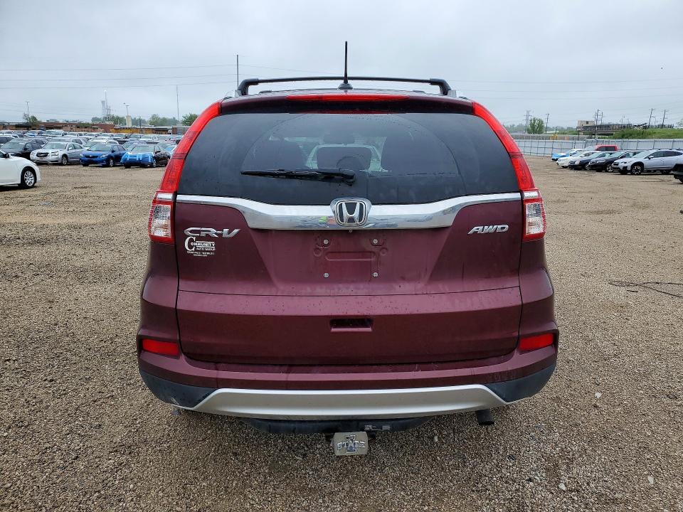 54209406 :رقم المزاد ، 5J6RM4H72FL107024 vin ، 2015 Honda Cr-v مزاد بيع