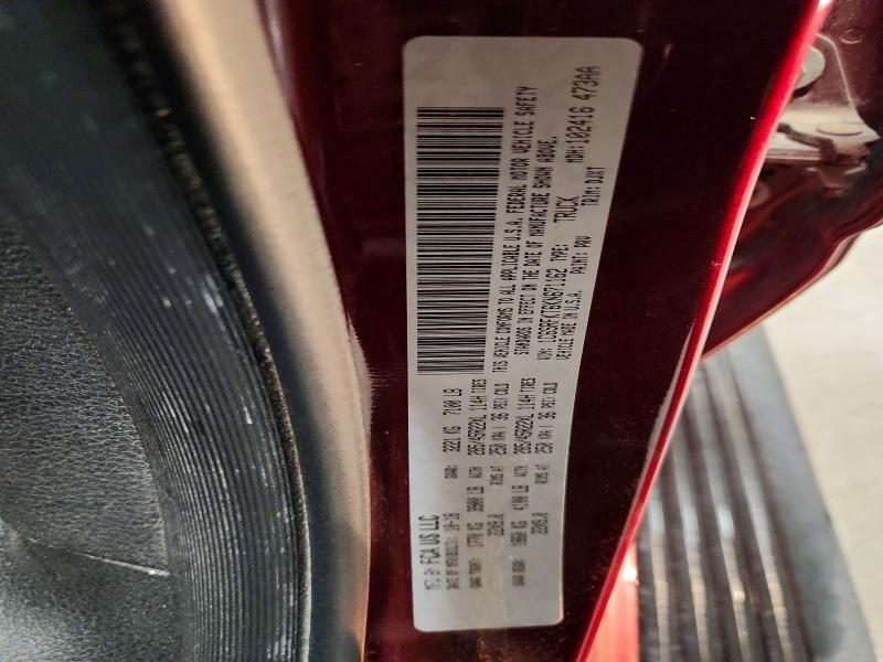 53344006 :رقم المزاد ، 1C6SRFKT6KN671162 vin ، 2019 Ram 1500 مزاد بيع