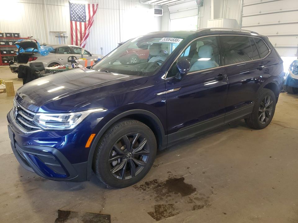 2022 Volkswagen Tiguan მანქანა იყიდება აუქციონზე, vin: 3VV2B7AX2NM148809, აუქციონის ნომერი: 53064686