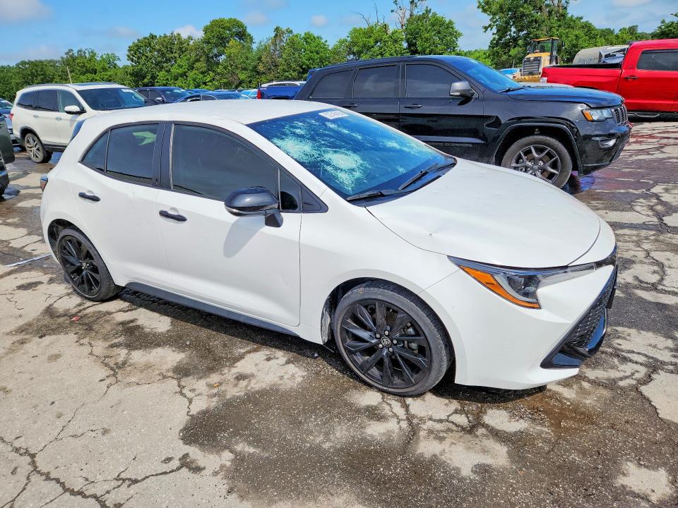 53745426 :رقم المزاد ، JTND4MBE7N3190628 vin ، 2022 Toyota Corolla Hatchback مزاد بيع