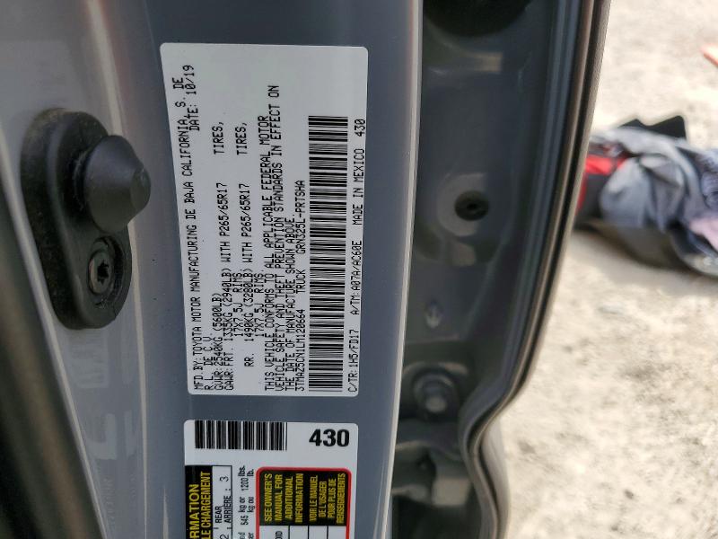 2020 Toyota Tacoma მანქანა იყიდება აუქციონზე, vin: 3TMAZ5CN1LM120664, აუქციონის ნომერი: 52532896