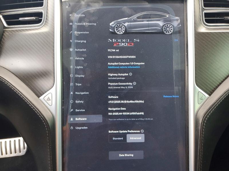 Продажа на аукционе авто 2016 Tesla Model S, vin: 5YJSA1E43GF141454, номер лота: 52333436