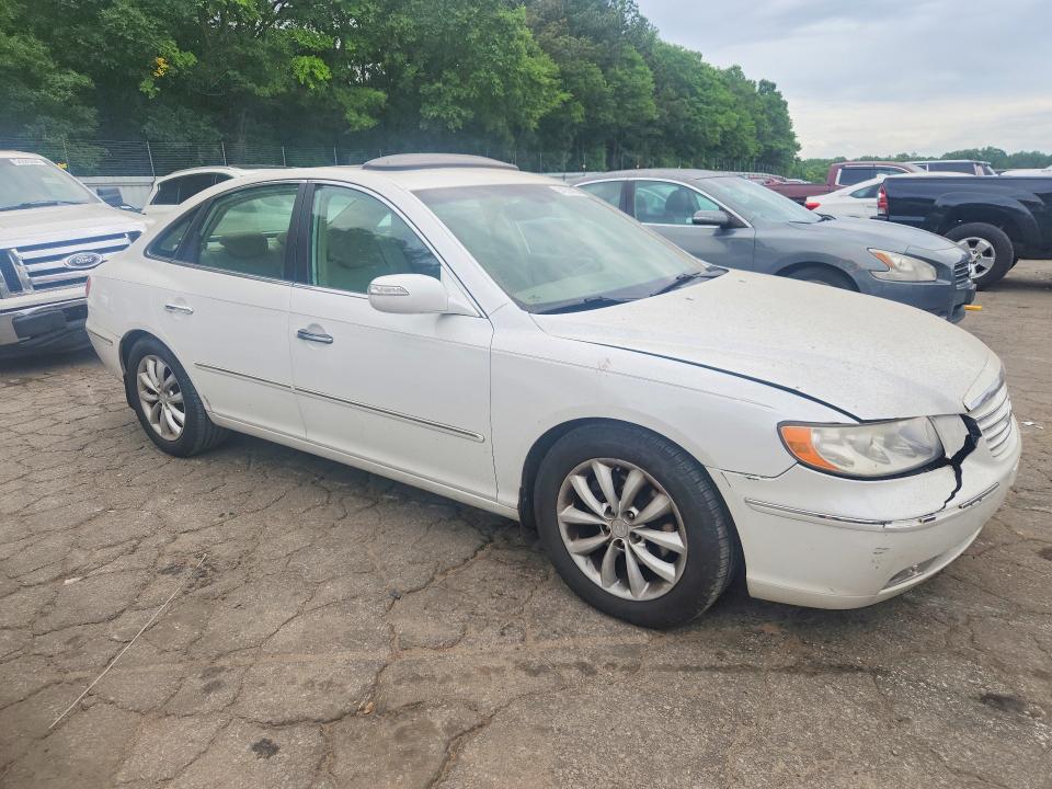 2007 Hyundai Azera მანქანა იყიდება აუქციონზე, vin: KMHFC46F67A227861, აუქციონის ნომერი: 54350426