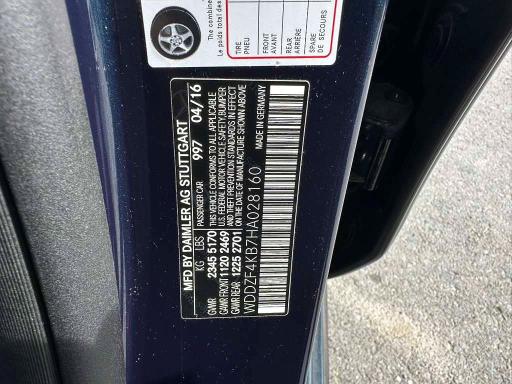Продаж на аукціоні авто 2017 Mercedes-benz E, vin: WDDZF4KB7HA028160, номер лоту: 53758646