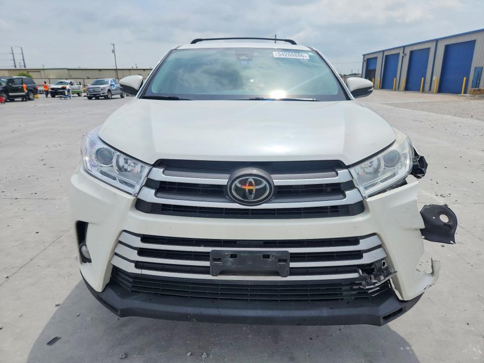 2019 Toyota Highlander მანქანა იყიდება აუქციონზე, vin: 5TDZZRFH0KS311636, აუქციონის ნომერი: 54260886