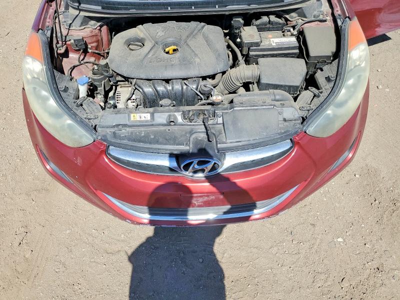 2013 Hyundai Elantra მანქანა იყიდება აუქციონზე, vin: 5NPDH4AE4DH345519, აუქციონის ნომერი: 54184046