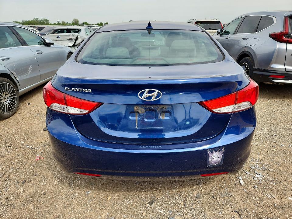 55064756 :رقم المزاد ، KMHDH4AE1DU489160 vin ، 2013 Hyundai Elantra مزاد بيع