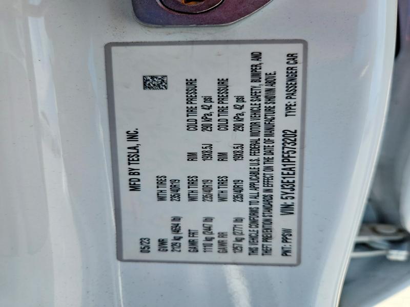 Aukcja sprzedaży 2023 Tesla Model 3, vin: 5YJ3E1EA1PF573202, numer aukcji: 53544486