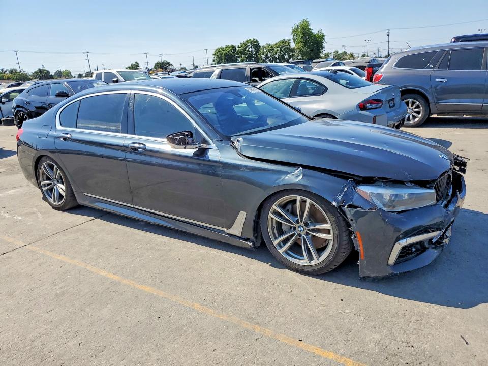 2019 Bmw 740 მანქანა იყიდება აუქციონზე, vin: WBA7E4C51KGV28667, აუქციონის ნომერი: 54635186