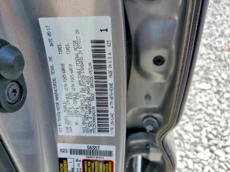 Aukcja sprzedaży 2017 Toyota Tacoma, vin: 5TFEZ5CN9HX042198, numer aukcji: 53835076