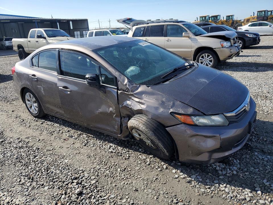 2012 Honda Civic მანქანა იყიდება აუქციონზე, vin: 2HGFB2F51CH556080, აუქციონის ნომერი: 54416896