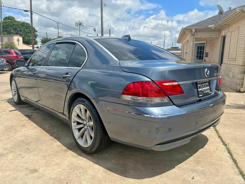 2008 Bmw 750 მანქანა იყიდება აუქციონზე, vin: WBAHN83548DT77748, აუქციონის ნომერი: 55248796